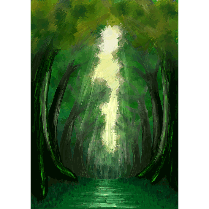 鬱蒼と生い茂る森