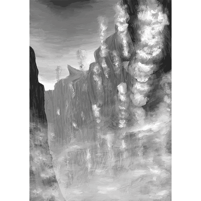 灰燼に帰した谷