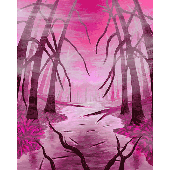 毒々しき薄紅の沼地