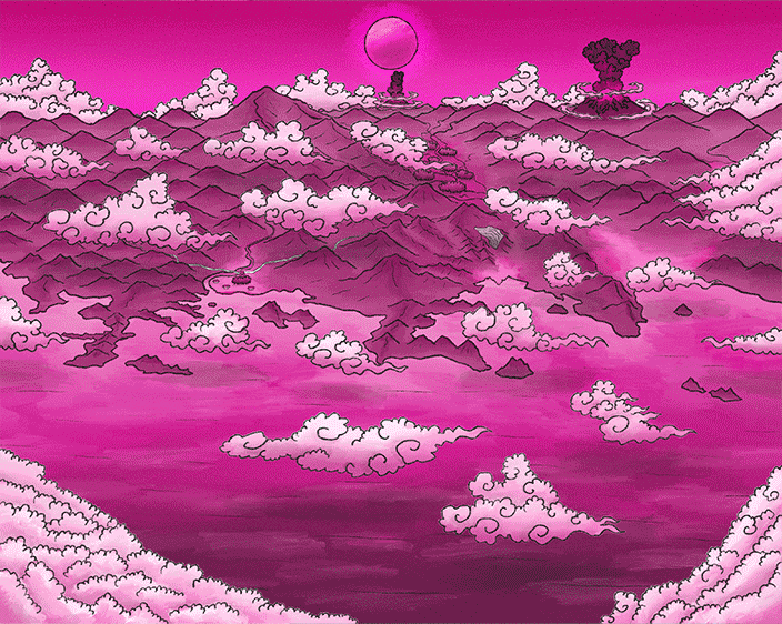 Bungo Channel Area MAGENTA