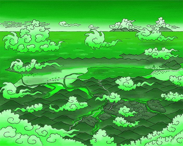 Sannin Izumo Area GREEN