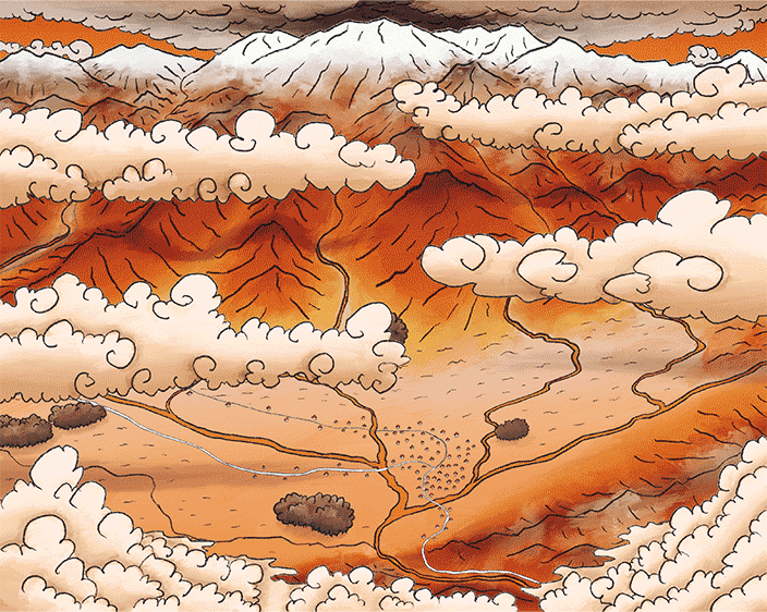 Hokkaido Mt.Asahidake ORANGE