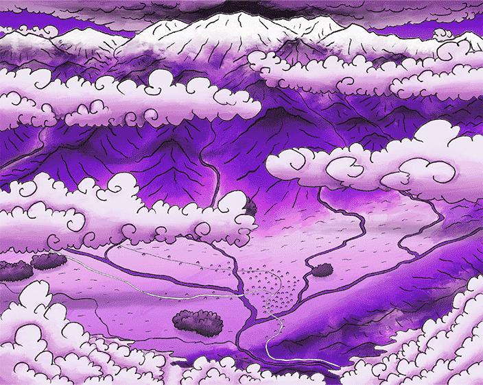 Hokkaido Mt.Asahidake PURPLE