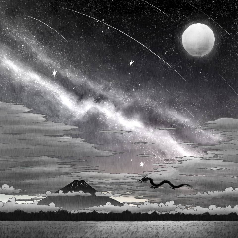 ULTIMATE GALAXY AT ASAGIRI PLATEAU -朝霧高原と天の川-