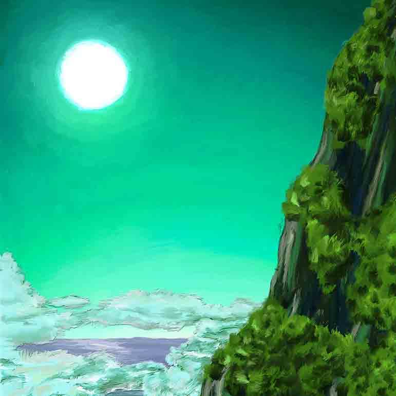 緑の頂より見下ろして