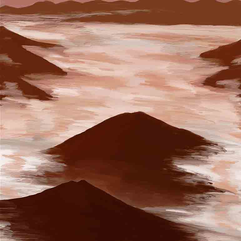 Sea Of Clouds and Mt. Range